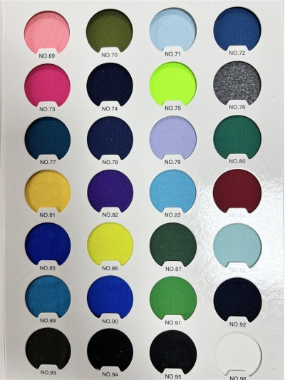DG-BT 再生牛奶絲拉架  成分：95%再生滌綸 5%氨綸 克重：180g/㎡ 幅寬：172CM 後面照
